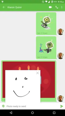 Stickers for Hangouts android App screenshot 0