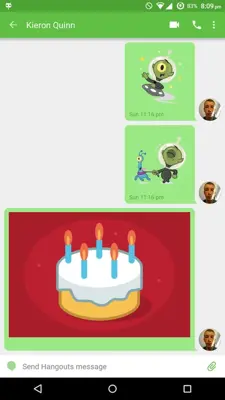 Stickers for Hangouts android App screenshot 2